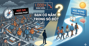 Hơn 1.000 sinh viên gặp khó khăn vì học sai phương pháp – bạn có nằm trong số đó?