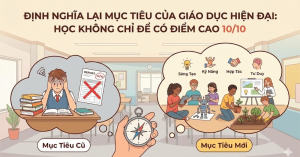 Định Nghĩa Lại Mục Tiêu Của Giáo Dục Hiện Đại: Học Không Chỉ Để Có Điểm Cao 10/10