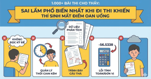 1.000+ Bài thi cho thấy: Sai lầm phổ biến nhất khi đi thi khiến thí sinh mất điểm oan uổng