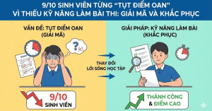 9/10 Sinh viên từng “tụt điểm oan” vì thiếu kỹ năng làm bài thi: Giải mã và Khắc phục