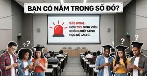 Báo động: Hơn 75% Sinh viên Không Biết Mình Học Để Làm Gì – Bạn Có Nằm Trong Số Đó?