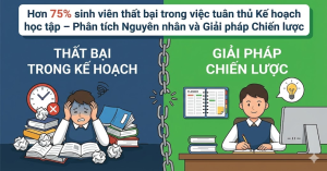 Hơn 75% sinh viên thất bại trong việc tuân thủ Kế hoạch học tập – Phân tích Nguyên nhân và Giải pháp Chiến lược