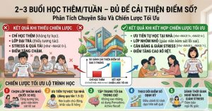 2–3 Buổi Học Thêm/Tuần Có Đủ Để Cải Thiện Điểm Số? Phân Tích Chuyên Sâu Và Chiến Lược Tối Ưu