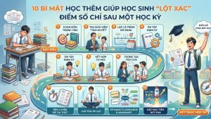 10 Bí Mật Học Thêm Giúp Học Sinh “Lột Xác” Điểm Số Chỉ Sau Một Học Kỳ