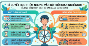 Bí Quyết Học Thêm Nhưng Vẫn Có Thời Gian Nghỉ Ngơi: Hướng Dẫn Toàn Diện Để Cân Bằng Cuộc Sống Trong Thế Kỷ 21