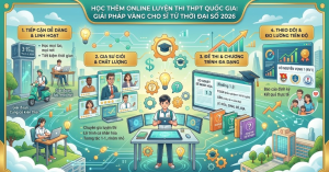 Học Thêm Online Luyện Thi THPT Quốc Gia: Giải Pháp Vàng Cho Sĩ Tử Thời Đại Số 2026