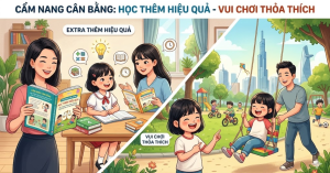 Cẩm Nang Cân Bằng: Làm Thế Nào Để Học Thêm Hiệu Quả Mà Con Vẫn Được Vui Chơi Thỏa Thích?