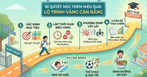 Bí Quyết Học Thêm Hiệu Quả: Lộ Trình Vàng Giúp Học Sinh Bứt Phá Mà Không Quá Tải
