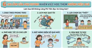6 Sai Lầm Của Phụ Huynh Khiến Việc Học Thêm Không Hiệu Quả: Làm Sao Để Không Lãng Phí Tiền Bạc Và Công Sức?