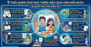 7 thói quen giúp học thêm hiệu quả hơn mỗi ngày: Bí quyết bứt phá điểm số