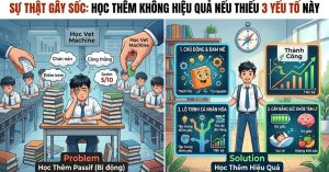 Sự thật gây sốc: Học thêm không hiệu quả nếu thiếu 3 yếu tố này