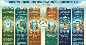 6 chiến lược dài hạn để kiểm soát chất lượng học thêm: Tầm nhìn 2026