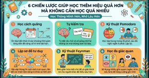 6 Chiến Lược Giúp Học Thêm Hiệu Quả Hơn Mà Không Cần Học Quá Nhiều