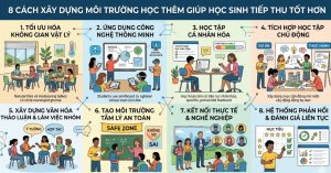 8 cách xây dựng môi trường học thêm giúp học sinh tiếp thu tốt hơn