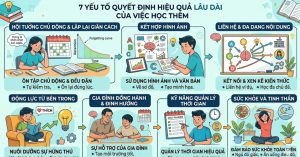 7 Yếu Tố Quyết Định Hiệu Quả Lâu Dài Của Việc Học Thêm