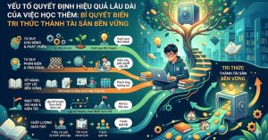 Yếu Tố Quyết Định Hiệu Quả Lâu Dài Của Việc Học Thêm: Bí Quyết Biến Tri Thức Thành Tài Sản Bền Vững